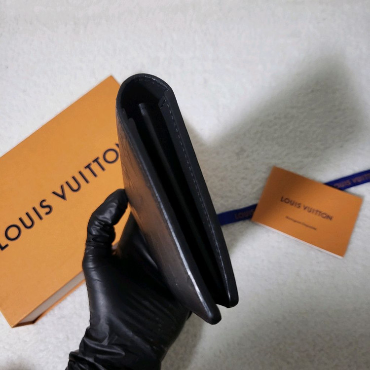 [정품] 루이비통 쉐도우 브라짜 장지갑--5