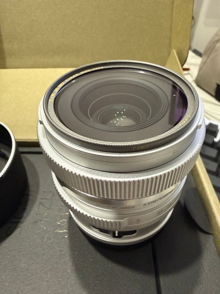 시그마 35mm f2 컨템포러리 실버 렌즈 팝니다. 이미지