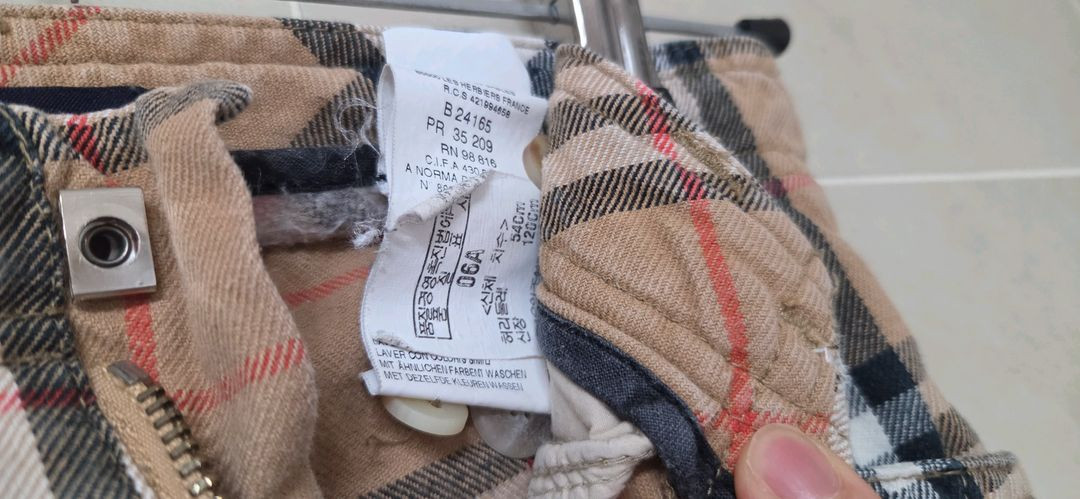 버버리 키즈 팬츠 6y 이미지