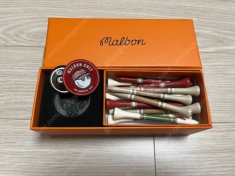 말본골프 볼마커&우드티 세트 이미지