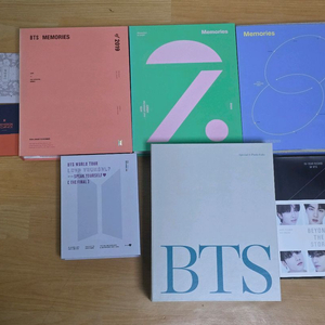 방탄메모리즈/투어DVD/me myself(포토북)/달마중&퍼투댄 포카/책 이미지