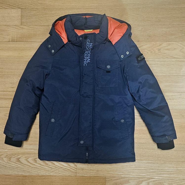 내셔널지오그래픽 키즈 다운 점퍼 130사이즈 + 휠라 키즈 패딩 점버 130사이즈 일괄 이미지