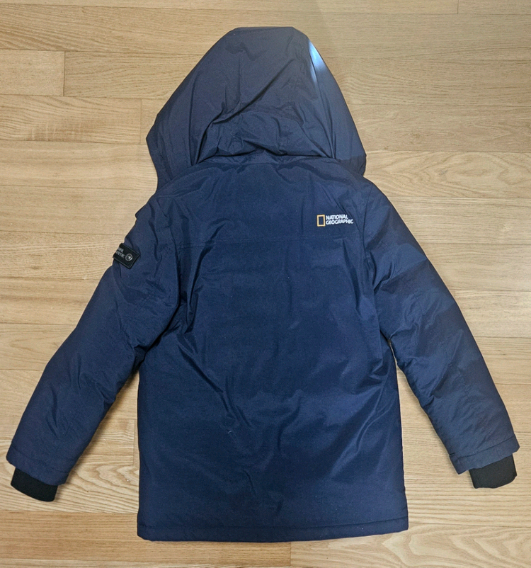 내셔널지오그래픽 키즈 다운 점퍼 130사이즈 + 휠라 키즈 패딩 점버 130사이즈 일괄 이미지