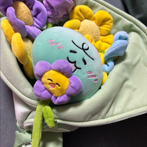 카카오프렌즈 죠르디 꽃다발 인형 이미지