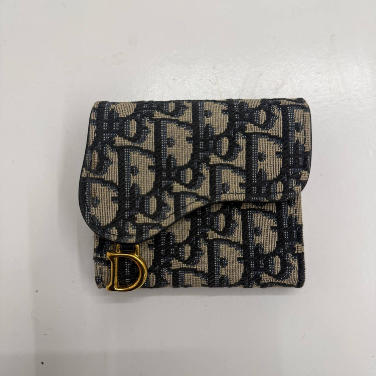 디올 오블리크 새들 반지갑 풀구성 이미지