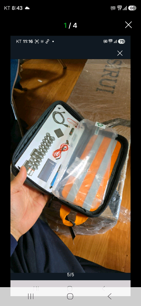 시루이 정품 비디오 삼각대 SVT75PRO SVH15 헤드 이미지