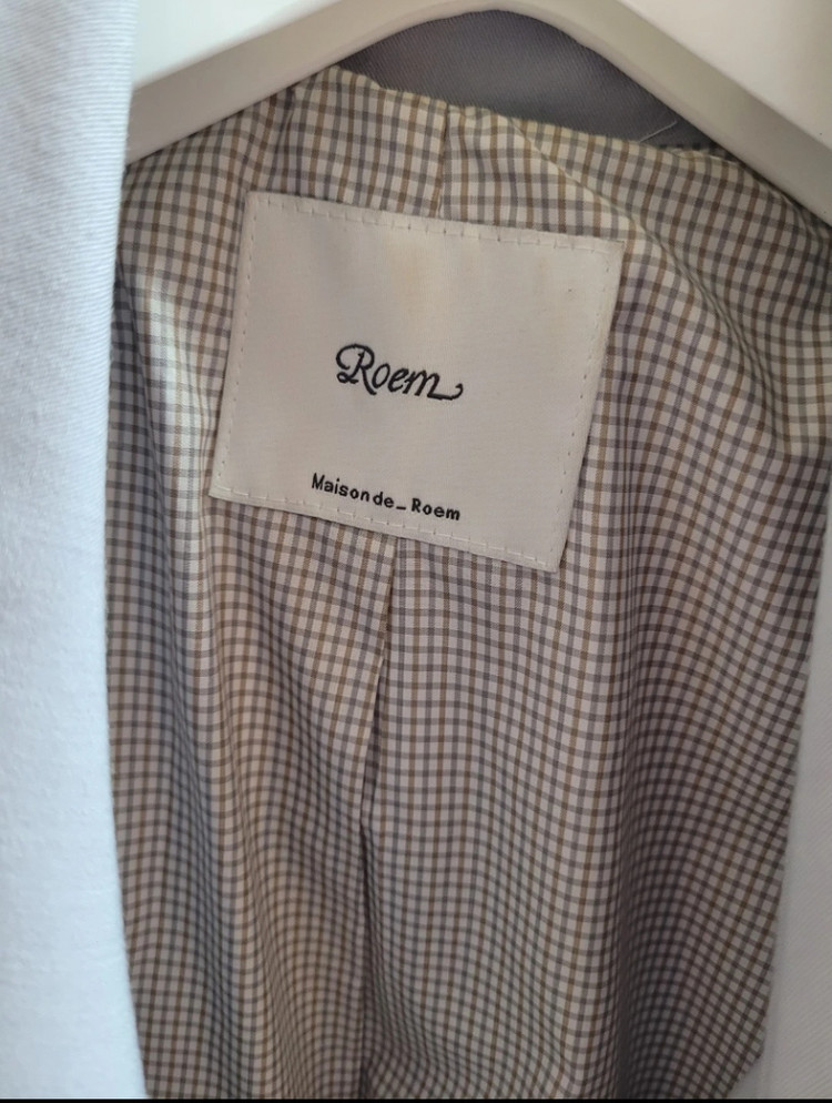 거의 새옷/로엠 트렌치코트 프리사이즈 하늘색 이미지