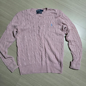 남자 폴로 랄프로렌 꽈배기 니트 S 90