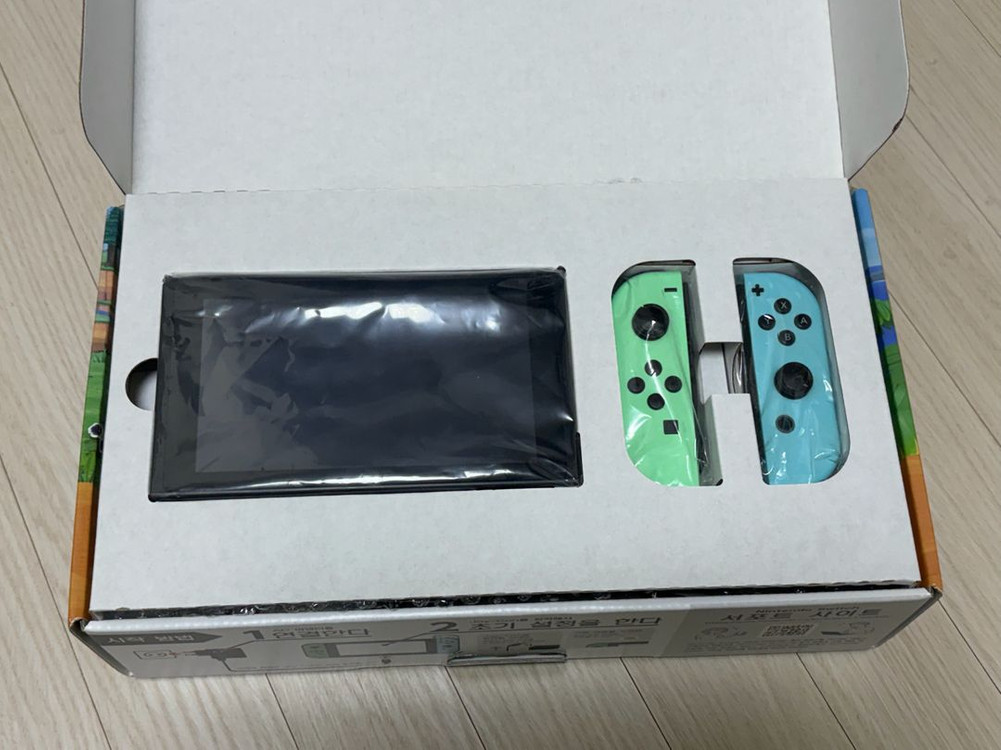 닌텐도 스위치 동물의 숲 에디션 이미지