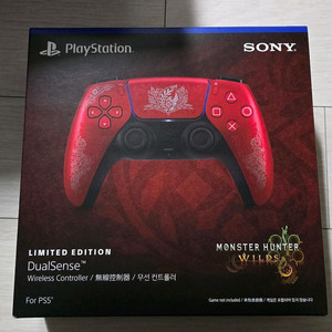PS5 듀얼센스 몬스터헌터 와일즈 한정판 미개봉 택포 이미지