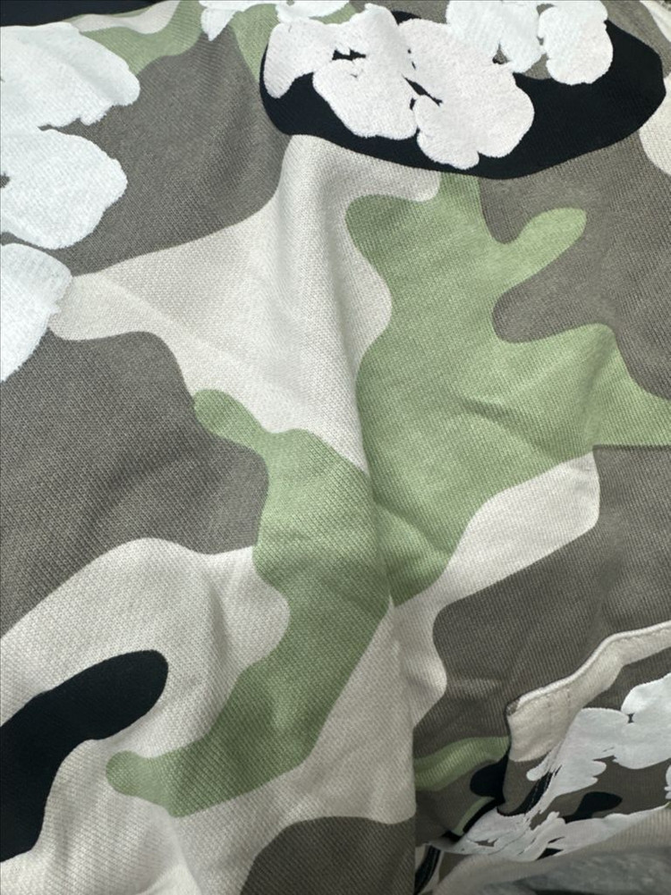 데님티어스 플라워 카모 후드집업 이미지