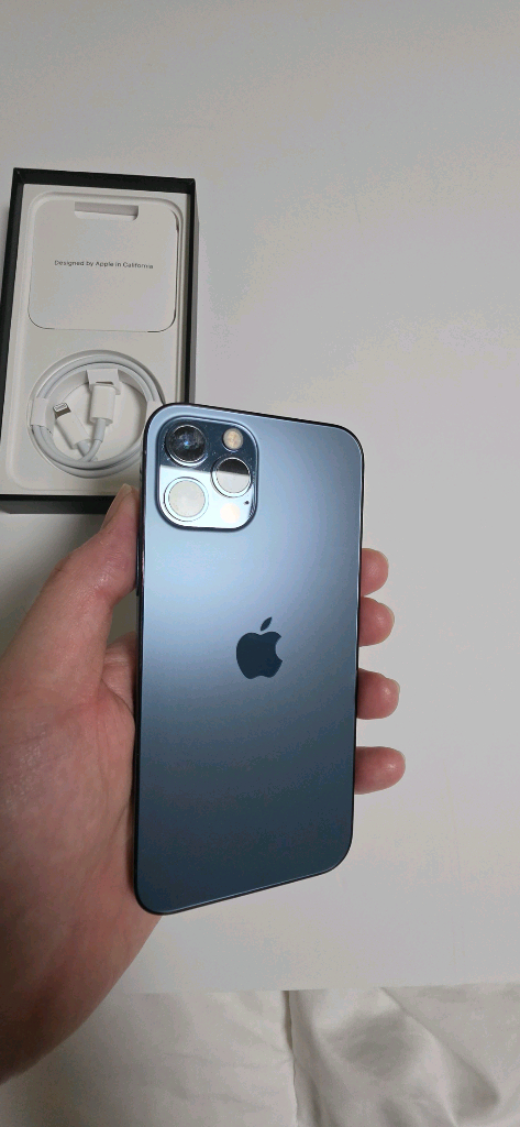 아이폰12프로 256GB 블루 이미지