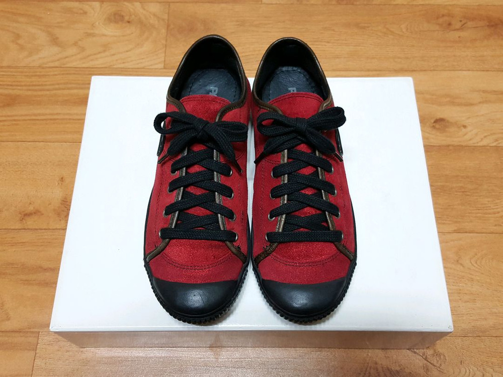 프랑스 파토갸스 천연가죽 스웨이드 여성 스니커즈 단화 240-칼발245 상태우수 이미지