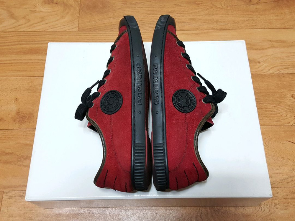 프랑스 파토갸스 천연가죽 스웨이드 여성 스니커즈 단화 240-칼발245 상태우수 이미지