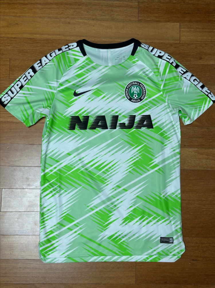 나이키 나이지리아 2018 월드컵 트레이닝 져지 M--0