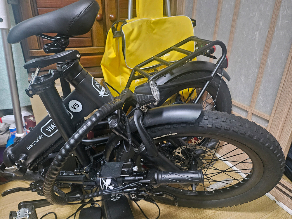 비아지오 VIAGGIO V5 PAS (48V, 18.2Ah) 고급 전기 자전거 (접이식)--0