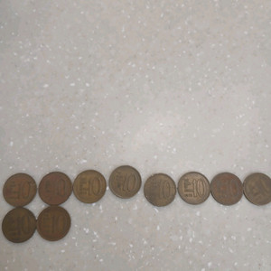 희귀 동전1970~1982 76,77년도제외 이미지