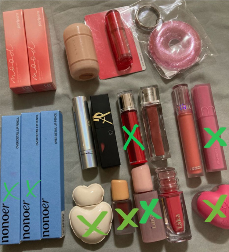 (새상품) 헤라 파우치, 키링 / 필리밀리 복조리 미니백 / 구찌 핑크 뷰티 파우치 이미지