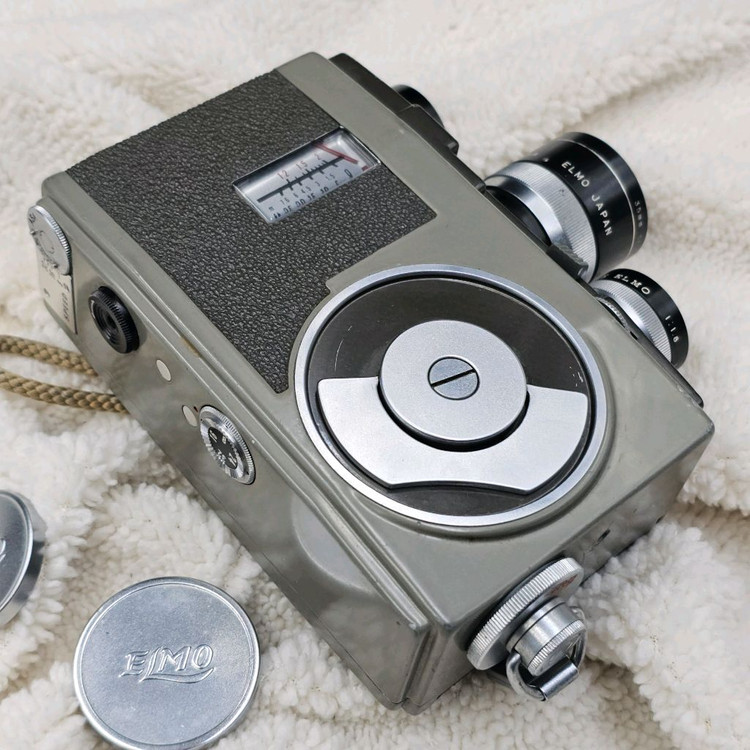 정상작동 엘모 빈티지 8mm 무비카메라 ELMO 필름카메라 필카 캠코더 이미지