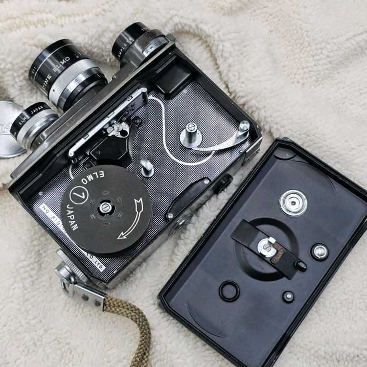 정상작동 엘모 빈티지 8mm 무비카메라 ELMO 필름카메라 필카 캠코더 이미지