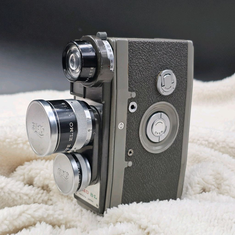 정상작동 엘모 빈티지 8mm 무비카메라 ELMO 필름카메라 필카 캠코더 이미지