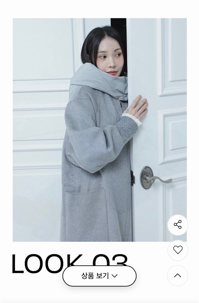 (새상품) 하시에 핸드메이드 캐시미어 코트--1