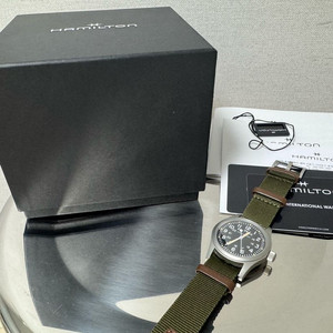 해밀턴 카키 필드 메카니컬 38mm 새상품급 이미지