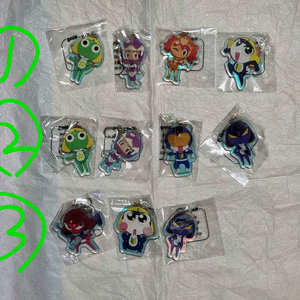 개구리 중사 케로로 아크릴 키링 판매 이미지