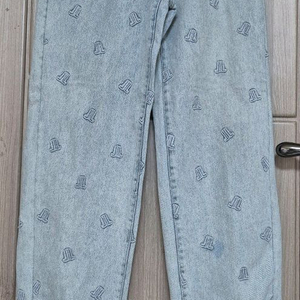 랑방 컬렉션 로고 데님 와이드 팬츠(여성) 이미지