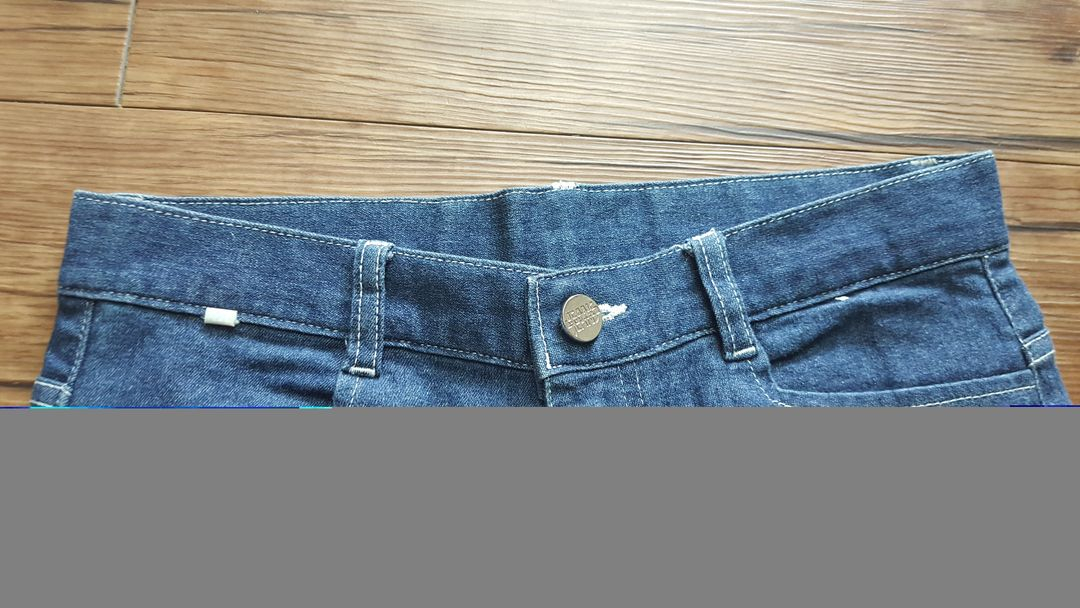 사이즈25 26 7부 청바지 블루진 이미지