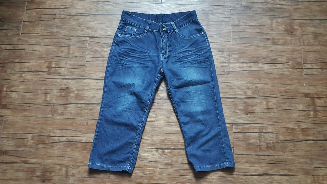 사이즈25 26 7부 청바지 블루진 이미지