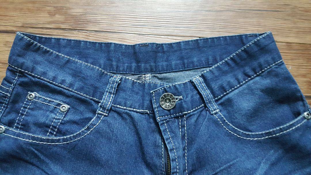 사이즈25 26 7부 청바지 블루진 이미지