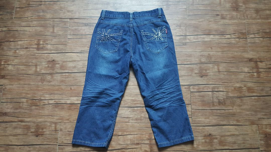사이즈25 26 7부 청바지 블루진 이미지