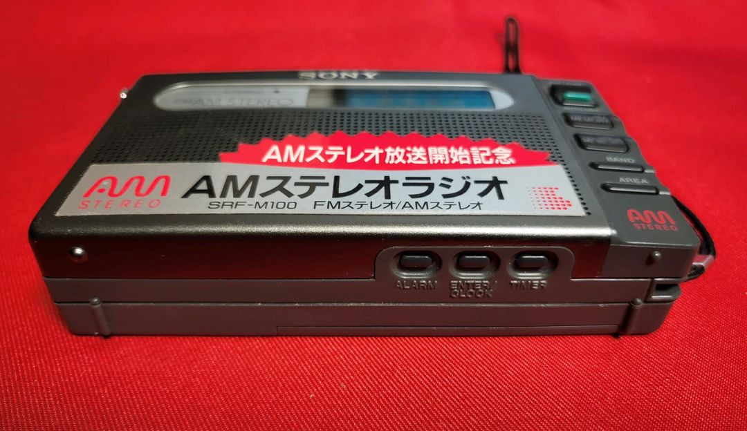 소니 휴대용라디오 SRF-M100 정크기기 이미지
