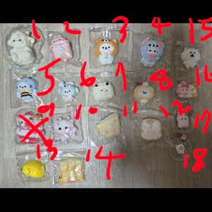 수제 말랑이/말랑이/스퀴시 (산리오 키티, 리락쿠마, 농담곰 등) 이미지