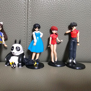 란마1/2 피규어 란마 가챠 세트 이미지