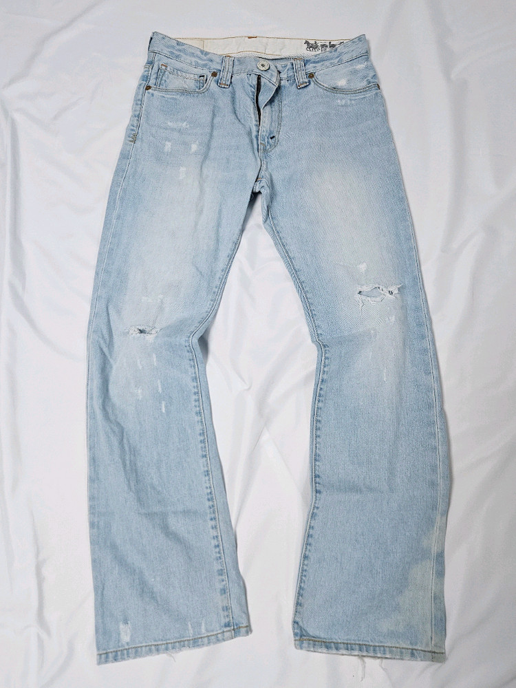 00s 리바이스 523 스트레이트 워싱 데님팬츠 청바지 빈티지 부츠컷32 이미지