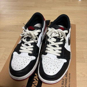 조던 1 레트로 로우 OG 블랙토 260 이미지