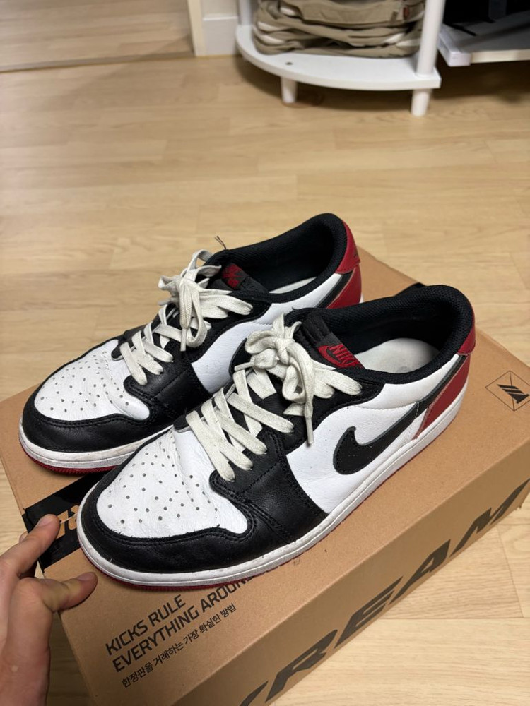 조던 1 레트로 로우 OG 블랙토 260 이미지