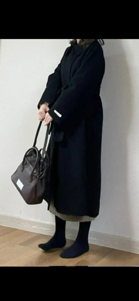 SJSJ 핸드메이드 벨티드 코트 블랙--5