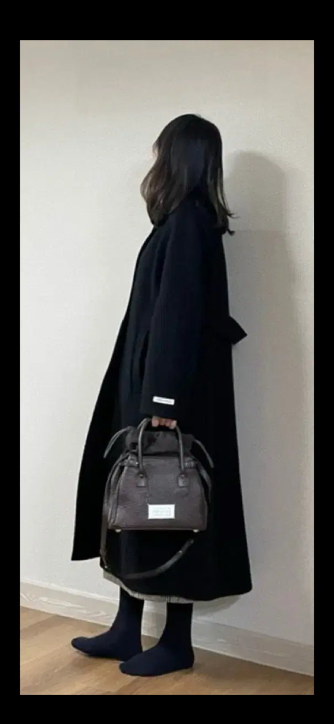 SJSJ 핸드메이드 벨티드 코트 블랙--6