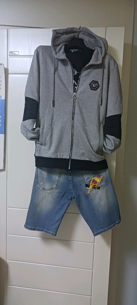 필 립 플 레 인 후드 집업--1