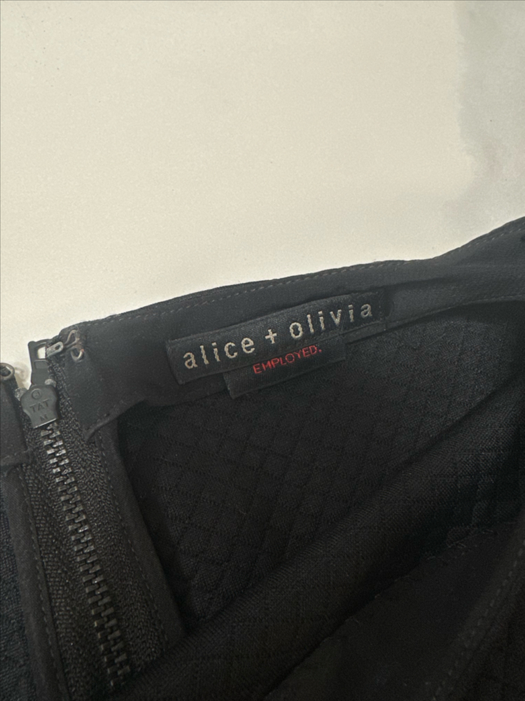 앨리스+올리비아 블랙 캡슬리브 탑 사이즈 프리--2