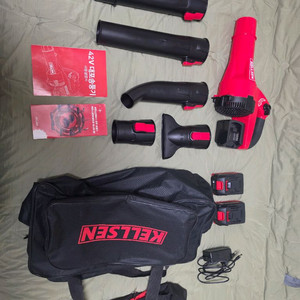 켈슨 42V 무선 대포송풍기 풀세트 이미지