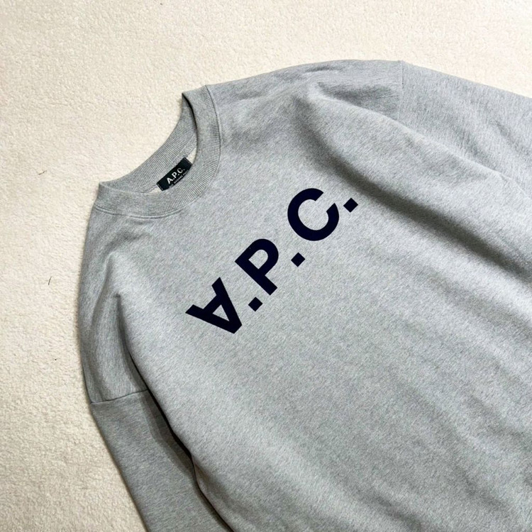 아페쎄 VPC 벨벳 로고 맨투맨 이미지