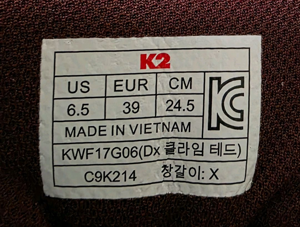 케이투 K2 고어텍스 등산화 트레킹화 여성용 245 이미지