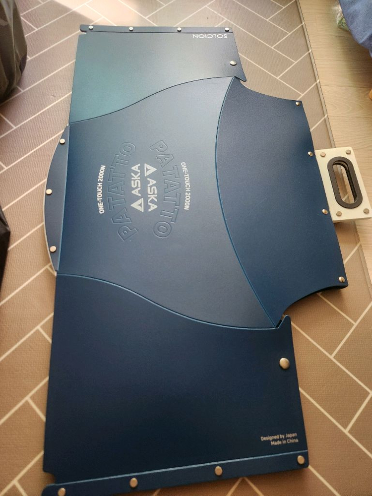 아스카 원터치 캠핑 폴딩테이블 라지사이즈 이미지