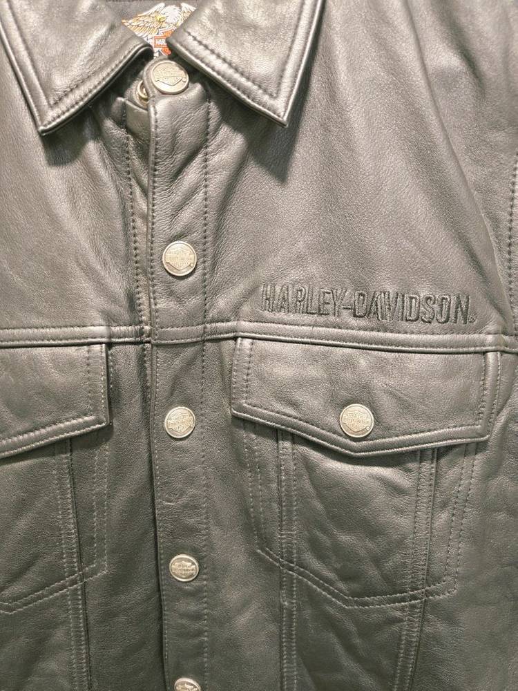 [미착용신품] 할리데이비슨 가죽 조끼 이미지