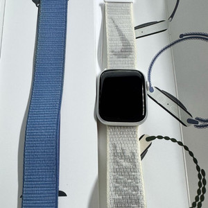 애플워치9 45mm 실버 이미지