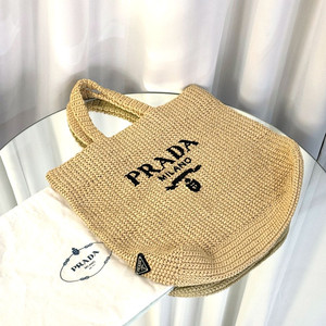 프라다 라피아 크로셰 네트 토트백 숄더백 1BG393 / 내장칩 신형 이미지